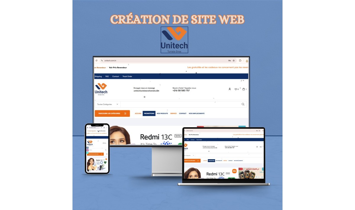 Création de Site web de GSM STORE Création de Site web de GSM STORE